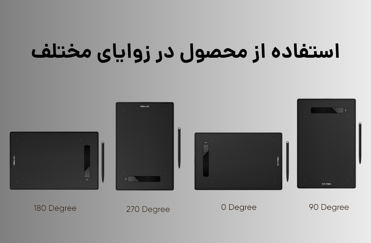 کار در زوایای مختلف قلم نوری هویون مدل Star g960s plus - قشم خرید